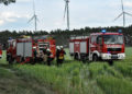 1,5ha Waldbrand an der Dubener Platte bei Luckau forderte Feuerwehren; Foto: Blaulichtreport Lausitz