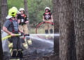 1,5ha Waldbrand an der Dubener Platte bei Luckau forderte Feuerwehren; Foto: Blaulichtreport Lausitz