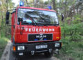 Waldbrand Nordstrand Stausee bei Klein Döbbern; Foto: Blaulichtreport Lausitz