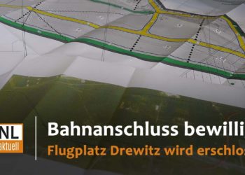 Gewerbegebiet Drewitz entsteht. Erste Fördermillionen für Bahnanschluss
