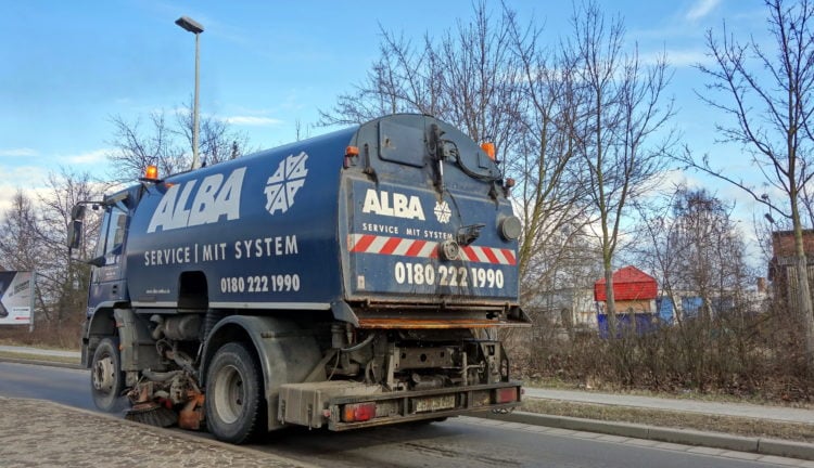 ALBA - Straßenreinigung; Foto: Cottbus-Bilder @UK