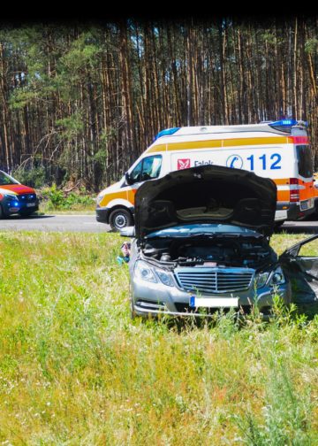 LKW-Unfall bei Spremberg, vier Verletzte; Foto: Blaulichtreport Lausitz