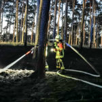 Waldbrand bei Schorbus; Foto: Blaulichtreport Lausitz