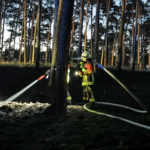 Waldbrand bei Schorbus; Foto: Blaulichtreport Lausitz