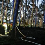 Waldbrand bei Schorbus; Foto: Blaulichtreport Lausitz