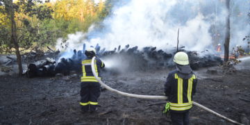 Waldbrand Großkoschen, Foto Blaulichrreport Lausitz