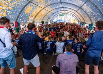 Feier bei der EUROPEADA / Foto: Jörg Stephan