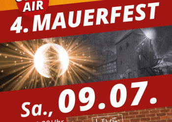 Stadtwächter Cottbus feiert 4. Mauerfest mit Liveband „Backfire“ und DJ