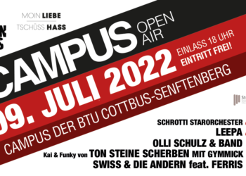 „Laut gegen Nazis“ in Cottbus. Olli Schulz kommt zum Campus Open Air