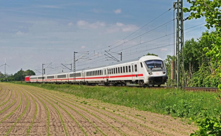 Intercity Zug der Deutschen Bahn