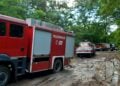 Waldbrand Lieberoser Heide; Foto: Landkreis Dahme Spreewald