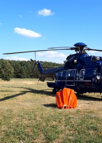 Waldbrand Lieberoser Heide; Foto: Landkreis Dahme Spreewald
