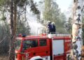 Waldbrand Lieberoser Heide; Foto: Landkreis Dahme Spreewald