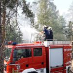 Waldbrand Lieberoser Heide; Foto: Landkreis Dahme Spreewald