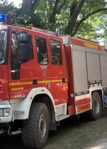 20220705 Waldbrand Lieberoser Heide; Foto: Blaulichtreport Lausitz