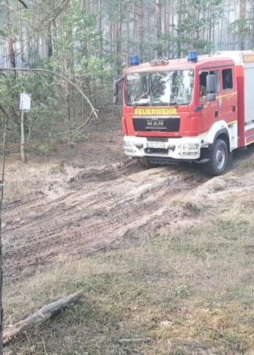 20220705 Waldbrand Lieberoser Heide; Foto: Blaulichtreport Lausitz