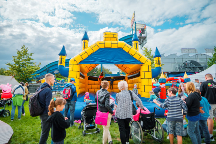 Hüpfburg auf dem Spielplatzgelände „Spreewaldreich“, Fotograf: Stefan Otto