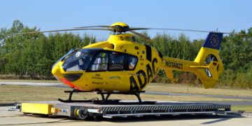 ADAC Rettungshelikopter der ADAC Luftrettung Senftenberg