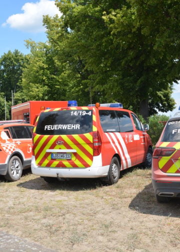 Waldbrand Lieberoser Heide; Foto: Blaulichtreport Lausitz