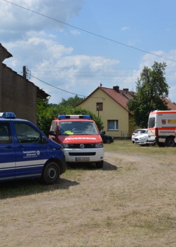Waldbrand Lieberoser Heide; Foto: Blaulichtreport Lausitz