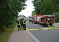 Dachstuhlbrand in Trebendorf; Foto: Blaulichtreport Lausitz