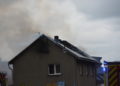Dachstuhlbrand in Trebendorf; Foto: Blaulichtreport Lausitz