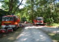 Waldbrand Lieberoser Heide; Foto: Blaulichtreport Lausitz