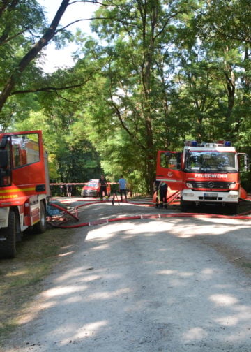 Waldbrand Lieberoser Heide; Foto: Blaulichtreport Lausitz