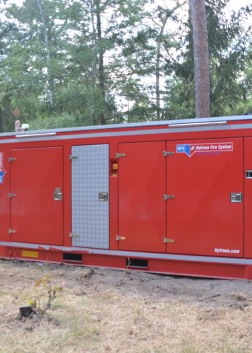 Waldbrand Lieberoser Heide; Foto: Blaulichtreport Lausitz