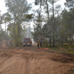 Waldbrand Lieberoser Heide; Foto: Blaulichtreport Lausitz