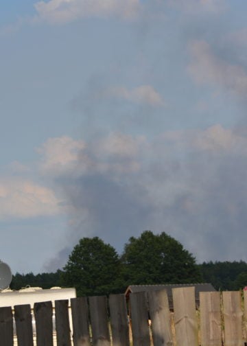 Waldbrand Lieberoser Heide; Foto: Blaulichtreport Lausitz