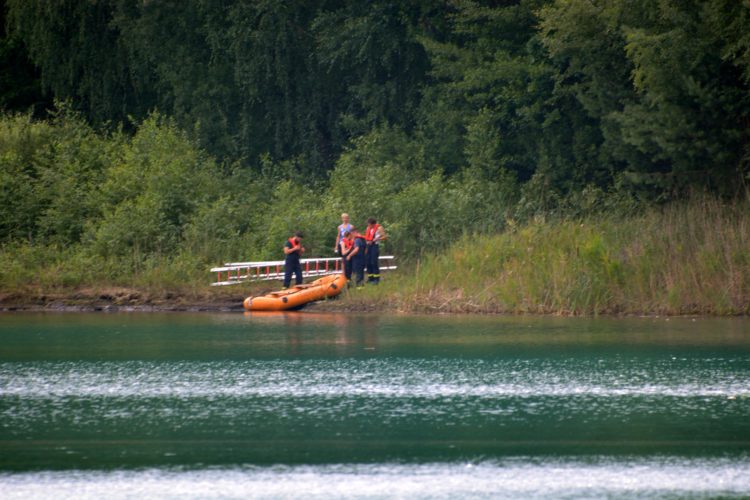 Tödlicher Badeunfall am Felixsee; Foto: Blaulichtreport Lausitz