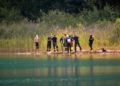 Tödlicher Badeunfall am Felixsee; Foto: Blaulichtreport Lausitz