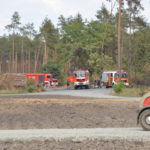 Waldbrand bei Falkenberg/Elster: Foto: Blaulichtreport Lausitz