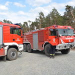 Waldbrand bei Falkenberg/Elster: Foto: Blaulichtreport Lausitz