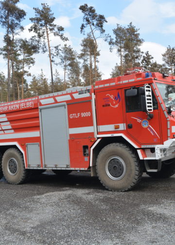 Waldbrand bei Falkenberg/Elster: Foto: Blaulichtreport Lausitz