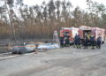 Waldbrand bei Falkenberg/Elster: Foto: Blaulichtreport Lausitz