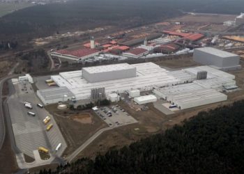 Baruther Urstromquelle Fabrik in Baruth/Mark; Foto: Altmühltaler Mineralbrunnen GmbH