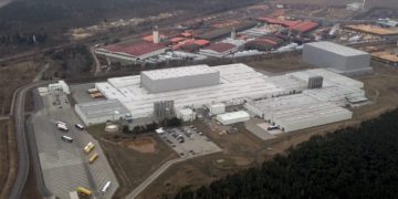 Baruther Urstromquelle Fabrik in Baruth/Mark; Foto: Altmühltaler Mineralbrunnen GmbH