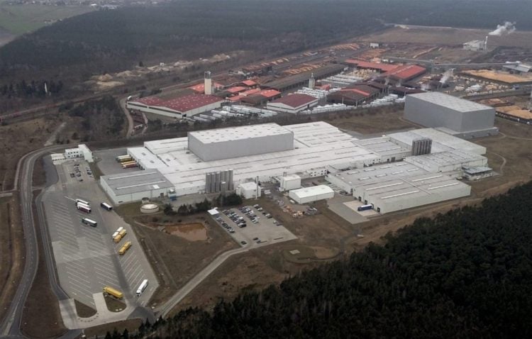 Baruther Urstromquelle Fabrik in Baruth/Mark; Foto: Altmühltaler Mineralbrunnen GmbH