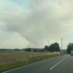 Waldbrand in Elbe-Elster bei Kölsa-Rehfeld