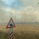 Waldbrand in Elbe-Elster bei Kölsa-Rehfeld