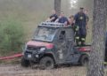 Waldbrand Lieberoser Heide; Blaulicht LDS und Umgebung