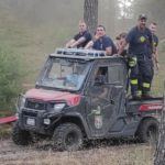 Waldbrand Lieberoser Heide; Blaulicht LDS und Umgebung