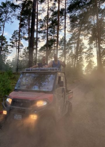 Waldbrand Lieberoser Heide; Blaulicht LDS und Umgebung