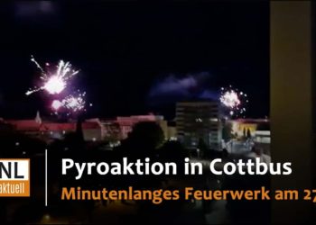 Unverständnis über Feuerwerksaktion in Cottbus. Geburtstag als Grund?