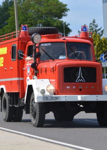 Feuerwehreinsatz nach Wannenbruch in der Glasmanufaktur Tschernitz: Foto: Blaulichtreport Lausitz