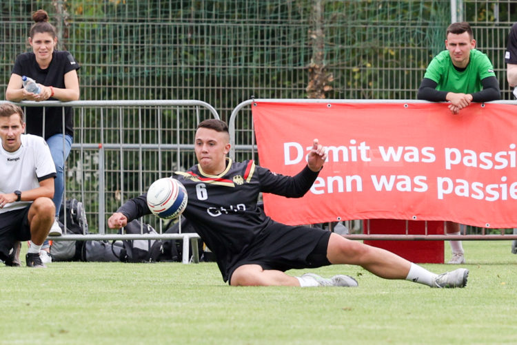 Johann Böttcher hat sich mit der deutschen U21-Mannschaft den Europameistertitel gesichert. (Bild: Uwe Spille / DFBL)