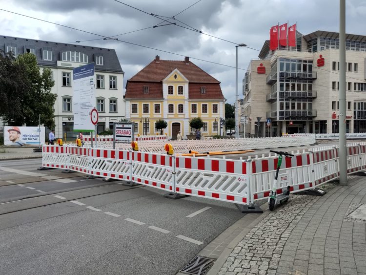 Viele Straßensperrungen in Cottbus