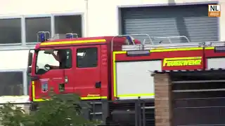 Brand nach Wannenbruch in der Glasmanufaktur Tschernitz